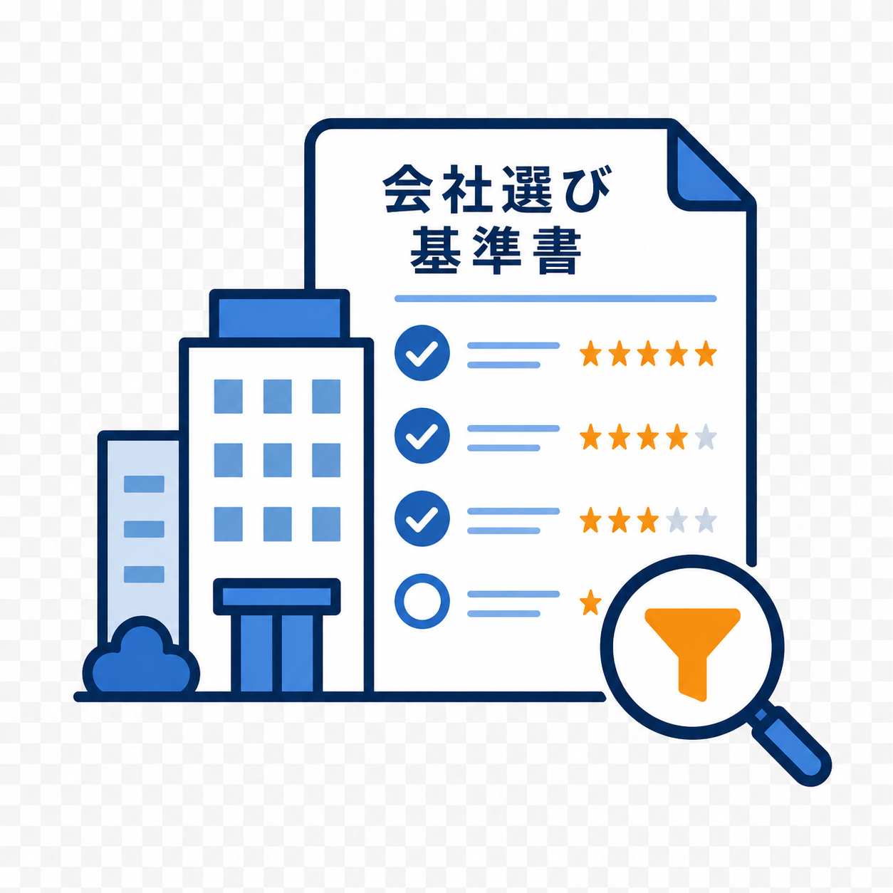 会社選び基準書